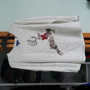 Karen Scott 1X Sequin Holiday Sweater